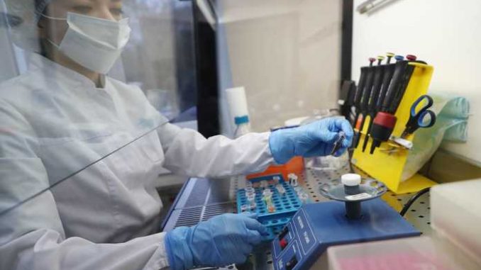 Manufacturing test kits for different strains of novel coronavirus at Russian Federal Medical Biological Agency factory