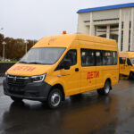 Школьный автопарк Гиагинского района пополнил новый автобус для перевозки детей