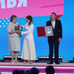 Семью из Гиагинского района наградили в Москве