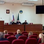 Госавтоинспекторы приняли участие в сходах граждан сельских поселений Гиагинского райо­на