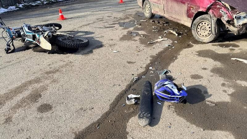 В ДТП пострадал несовершеннолетний житель Гиагинского района