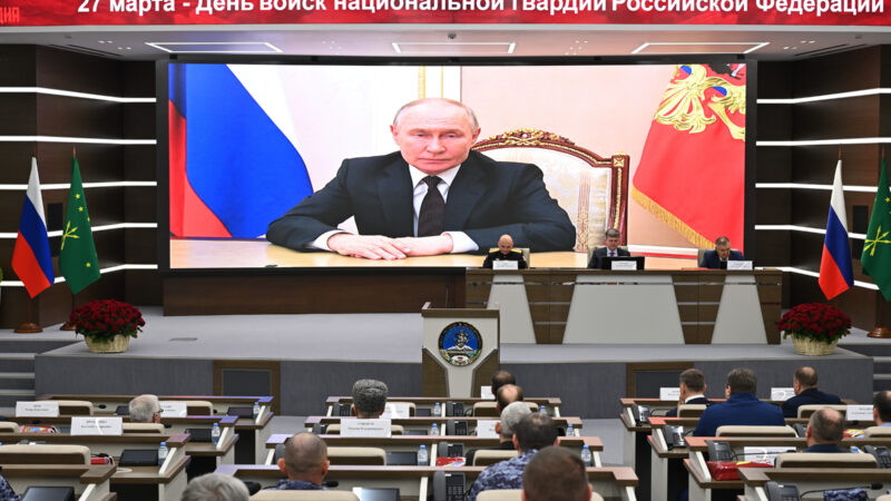 В столице  Адыгеи прошло торжественное собрание в честь 10-летия Росгвардии