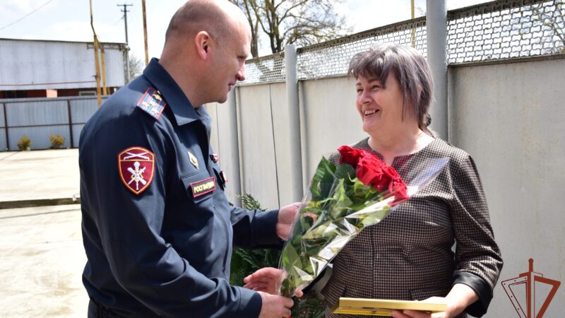 Начальник Управления Росгвардии по Адыгее встретился с матерью героя СВО