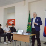 Школьники станицы Гиагинской встретились с героем Чернобыля